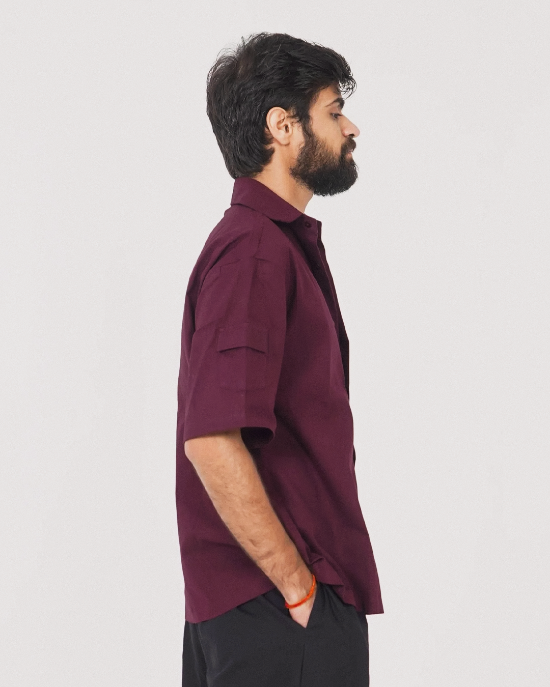 Marco Relaxed Shirt - Wine