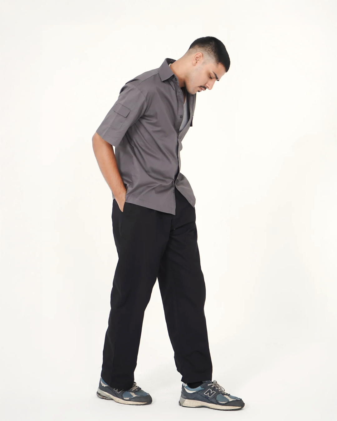 Marco Relaxed Shirt - Gray