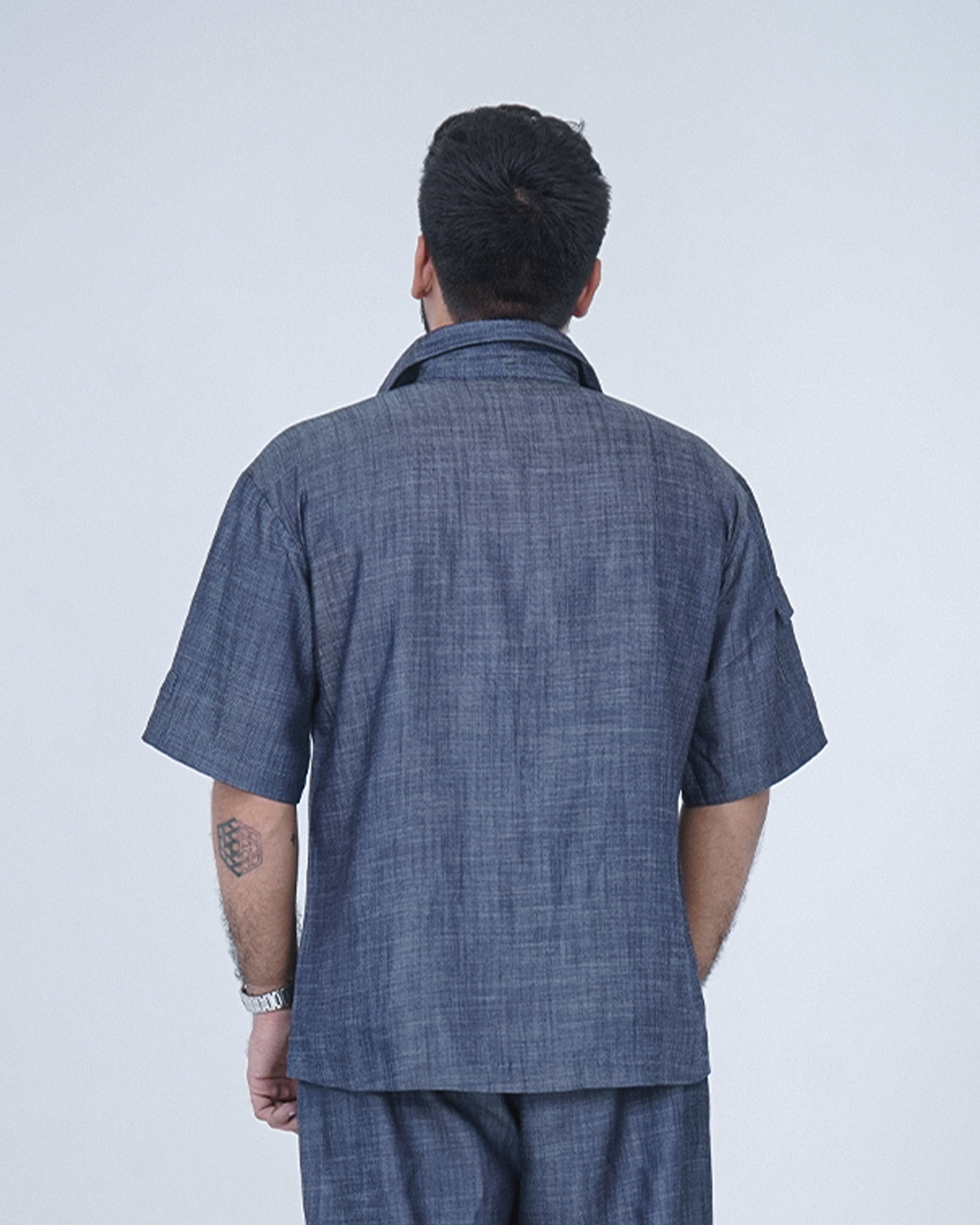 Marco Relaxed Shirt - Ashblue