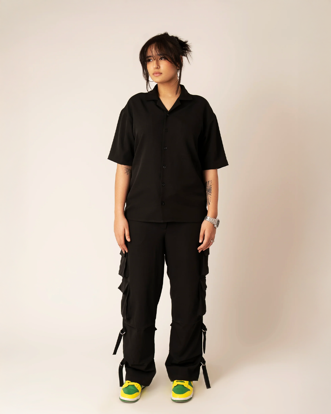 PITCH-DARK CARGO PANTS