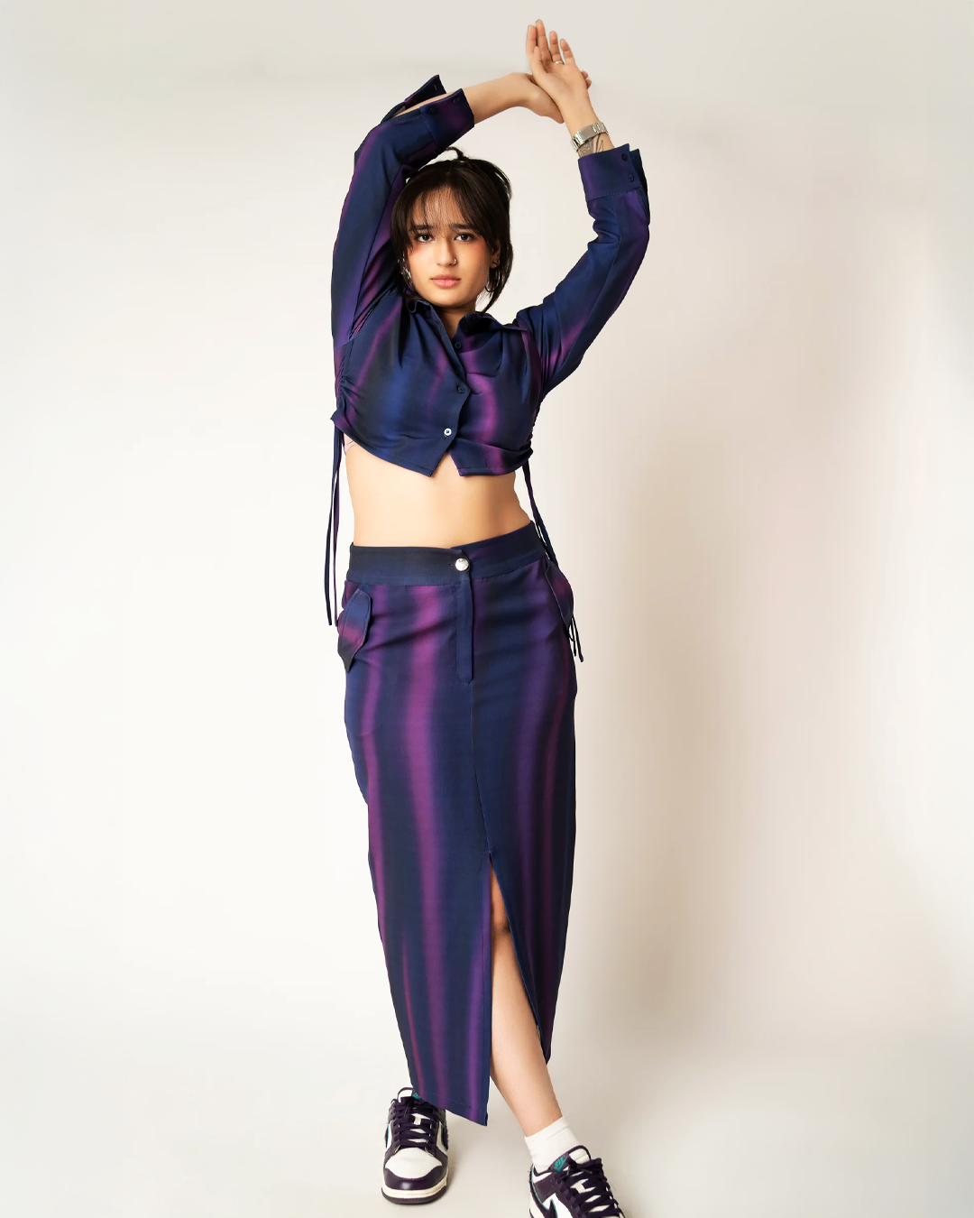 DUSK-HOUR MAXI SKIRT