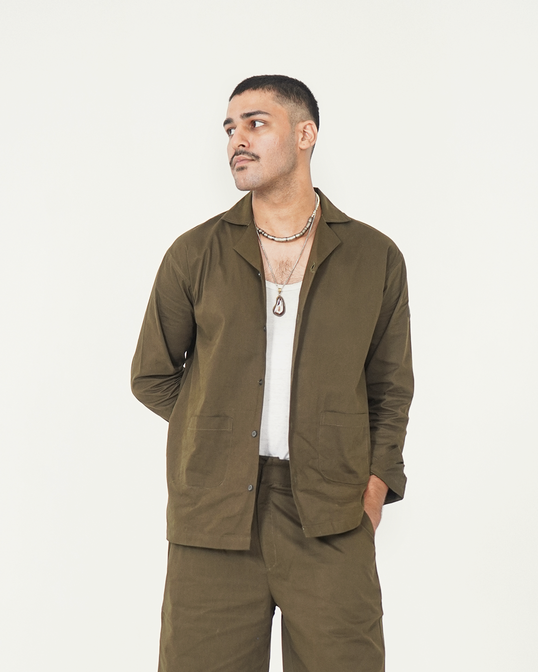 Matteo Shirt - Olive