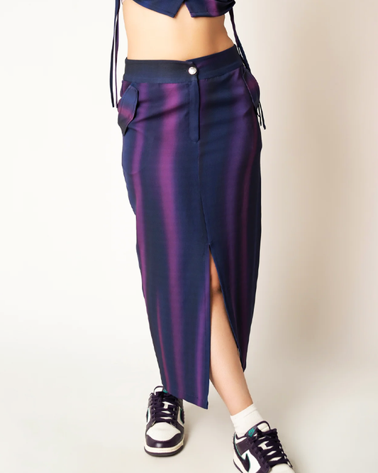 DUSK-HOUR MAXI SKIRT