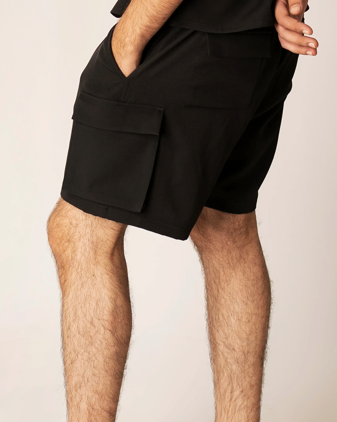 PITCH-DARK CARGO SHORTS