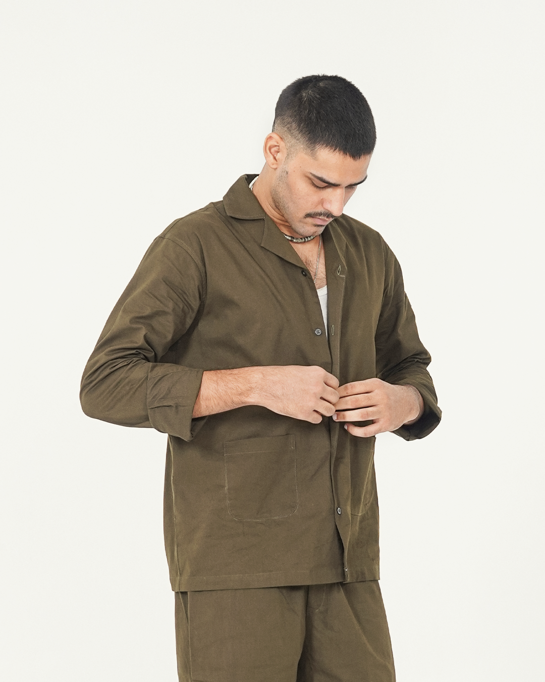 Matteo Shirt - Olive