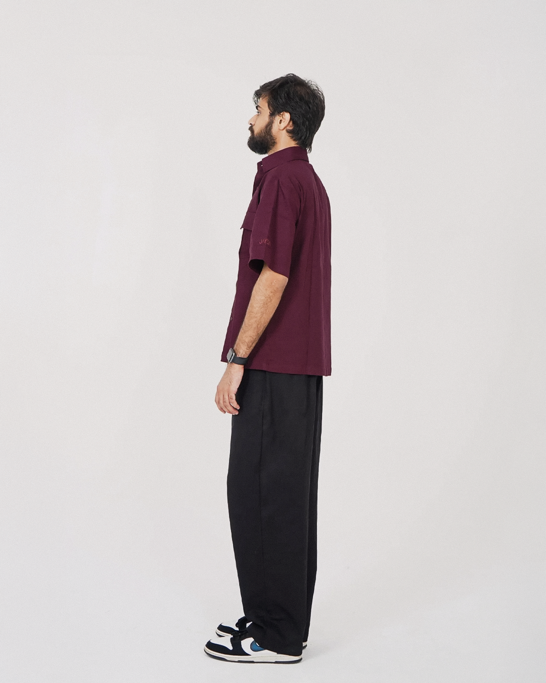 Marco Relaxed Shirt -  Wine